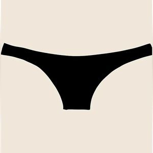 J. Crew NWT New 1989 high-leg bikini bottom Small Black